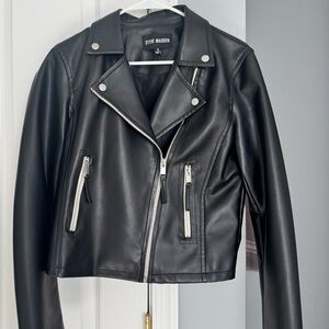 Steve Madden Women's Black Leather Jacket